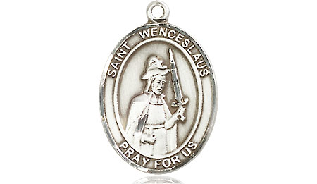 Sterling Silver Saint Wenceslaus Medal