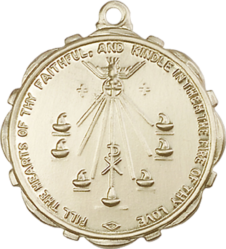 14kt Gold Seven Gifts Medal