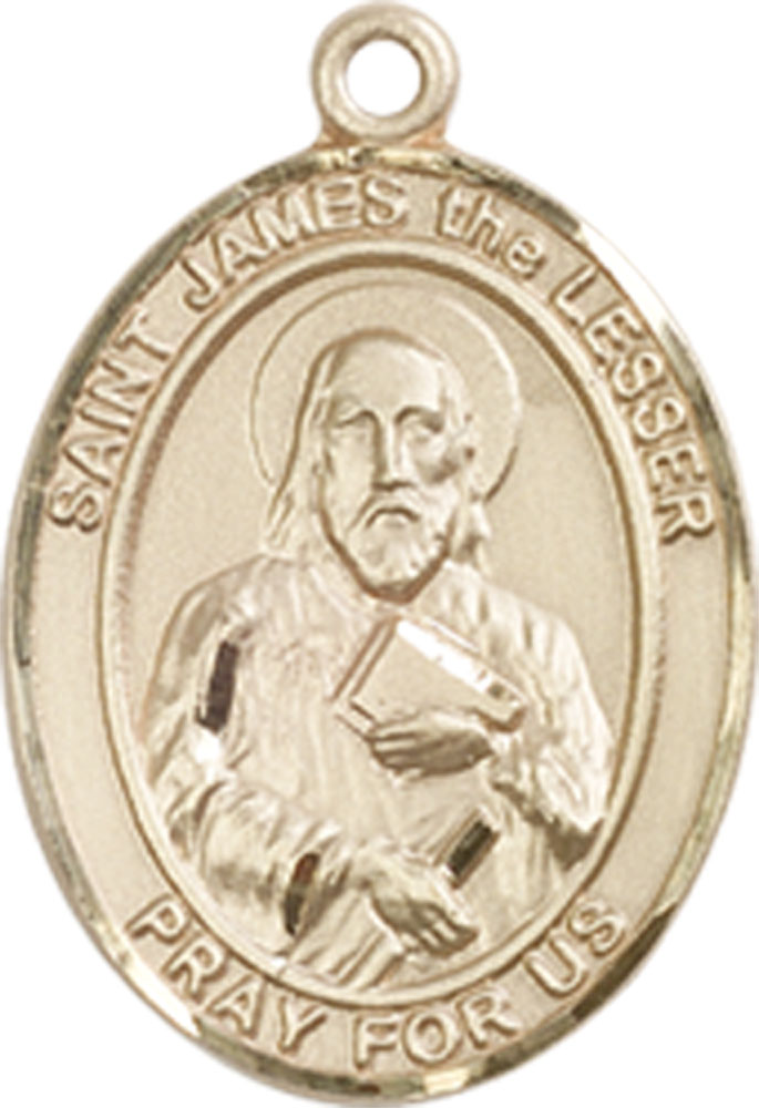14kt Gold Filled Saint James the Lesser Medal