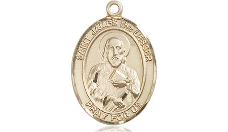 14kt Gold Filled Saint James the Lesser Medal
