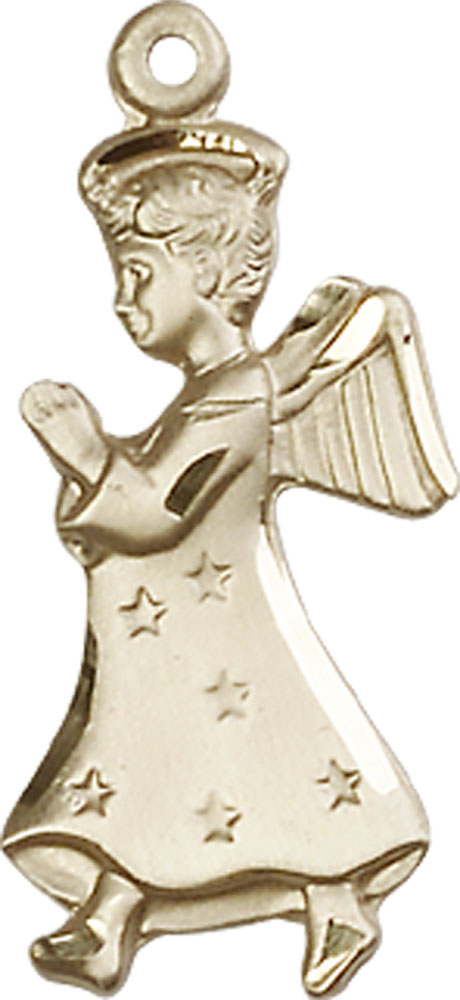 14kt Gold Angel Medal