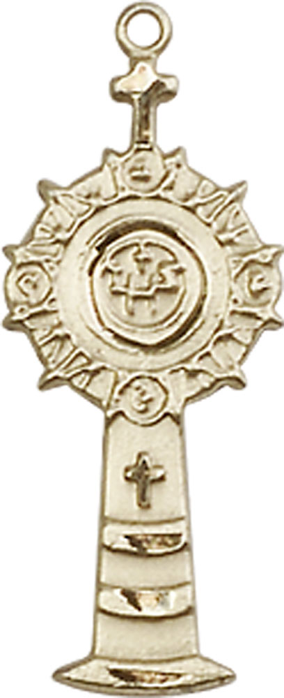 14kt Gold Monstrance Medal