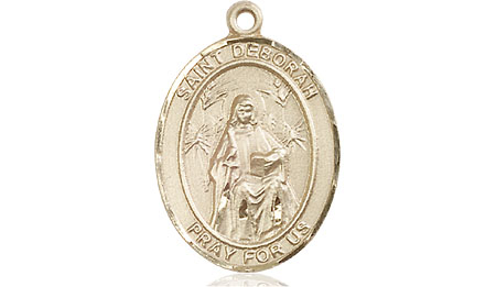 14kt Gold Filled Saint Deborah Medal