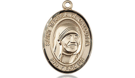 14kt Gold Filled Saint Teresa of Calcutta Medal