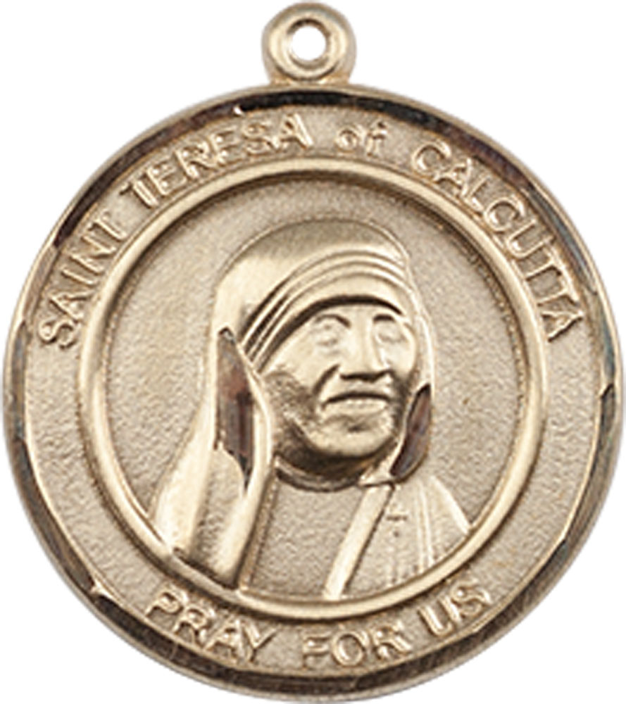 14kt Gold Filled Saint Teresa of Calcutta Medal