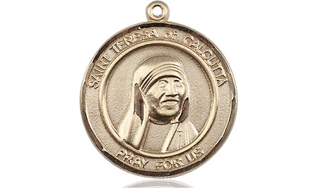 14kt Gold Filled Saint Teresa of Calcutta Medal