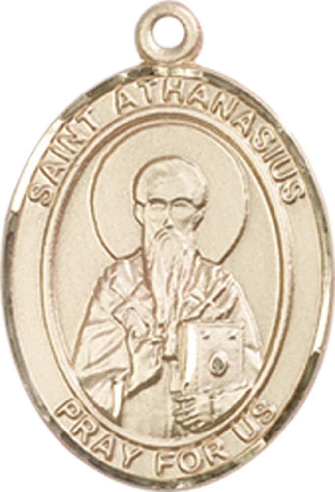 14kt Gold Filled Saint Athanasius Medal