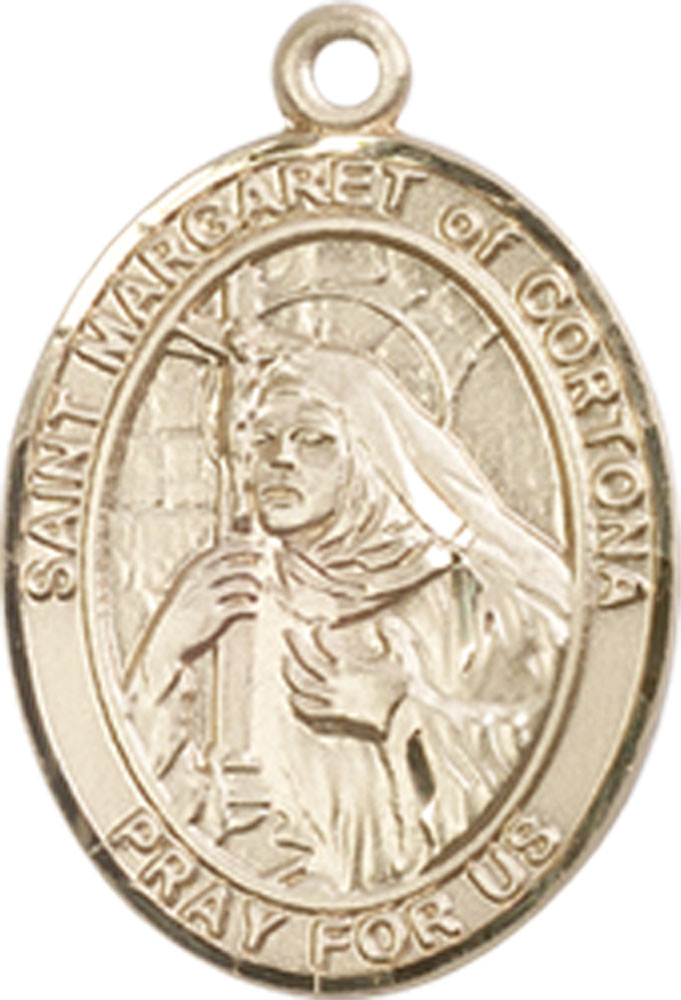 14kt Gold Filled Saint Margaret of Cortona Medal