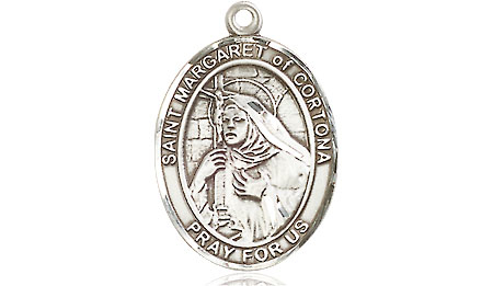 Sterling Silver Saint Margaret of Cortona Medal
