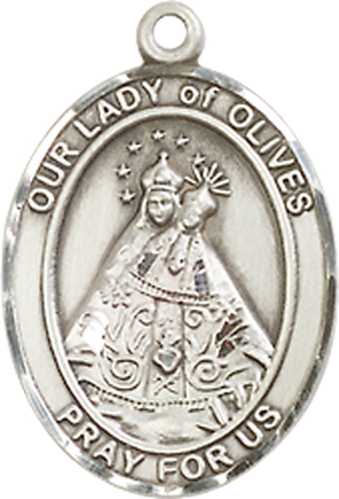Sterling Silver Our Lady of Olives Medal