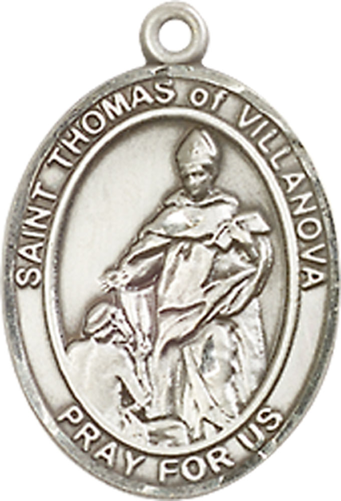 Sterling Silver Saint Thomas of Villanova Medal