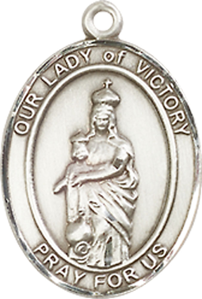 Sterling Silver Our Lady of Victory Medal