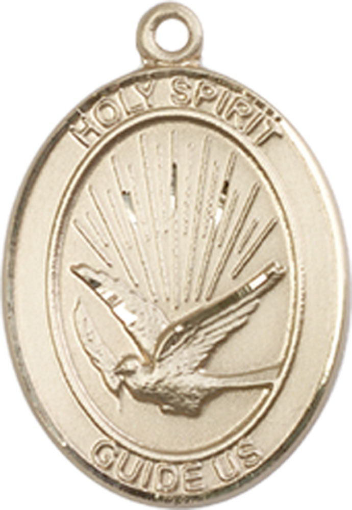 14kt Gold Holy Spirit Medal