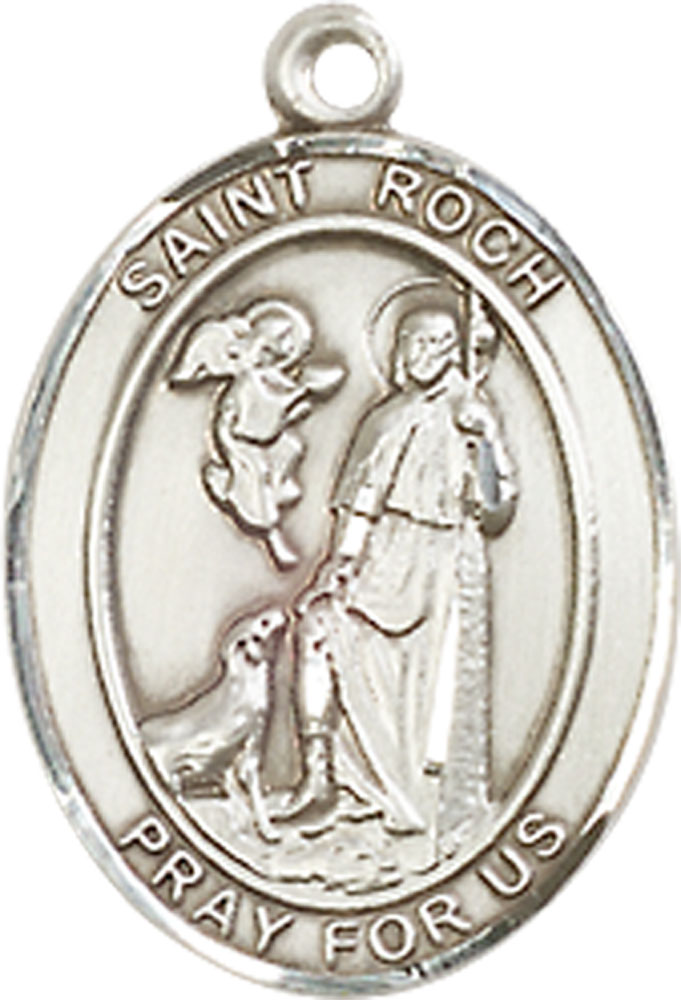 Sterling Silver Saint Roch Medal