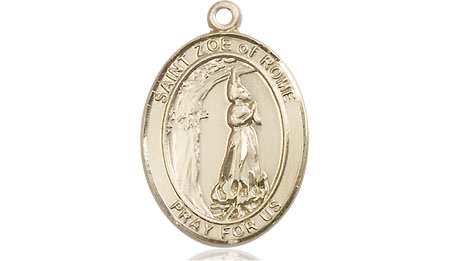 14kt Gold Filled Saint Zoe of Rome Medal