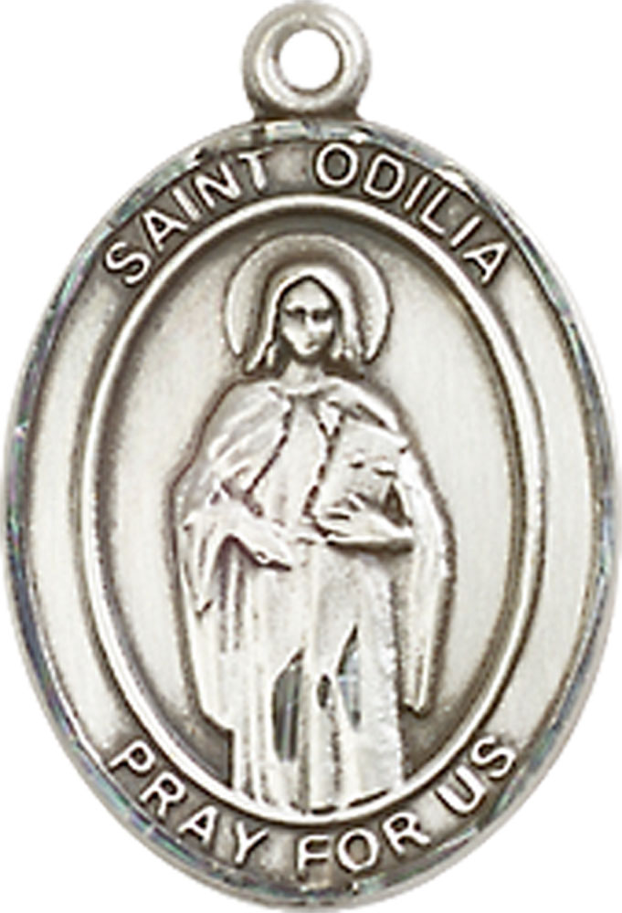 Sterling Silver Saint Odilia Medal