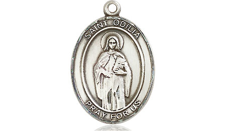 Sterling Silver Saint Odilia Medal