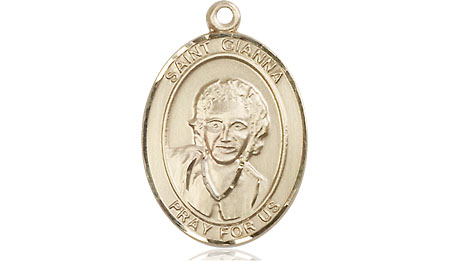 14kt Gold Filled Saint Gianna Medal