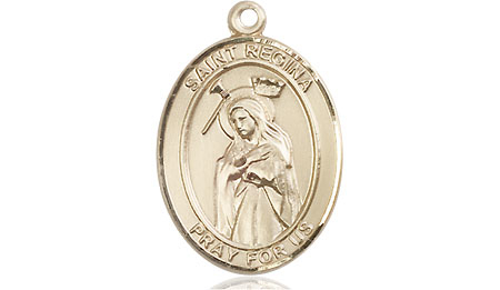 14kt Gold Filled Saint Regina Medal