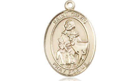 14kt Gold Filled Saint Giles Medal