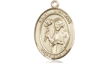 14kt Gold Filled Saint Dunstan Medal