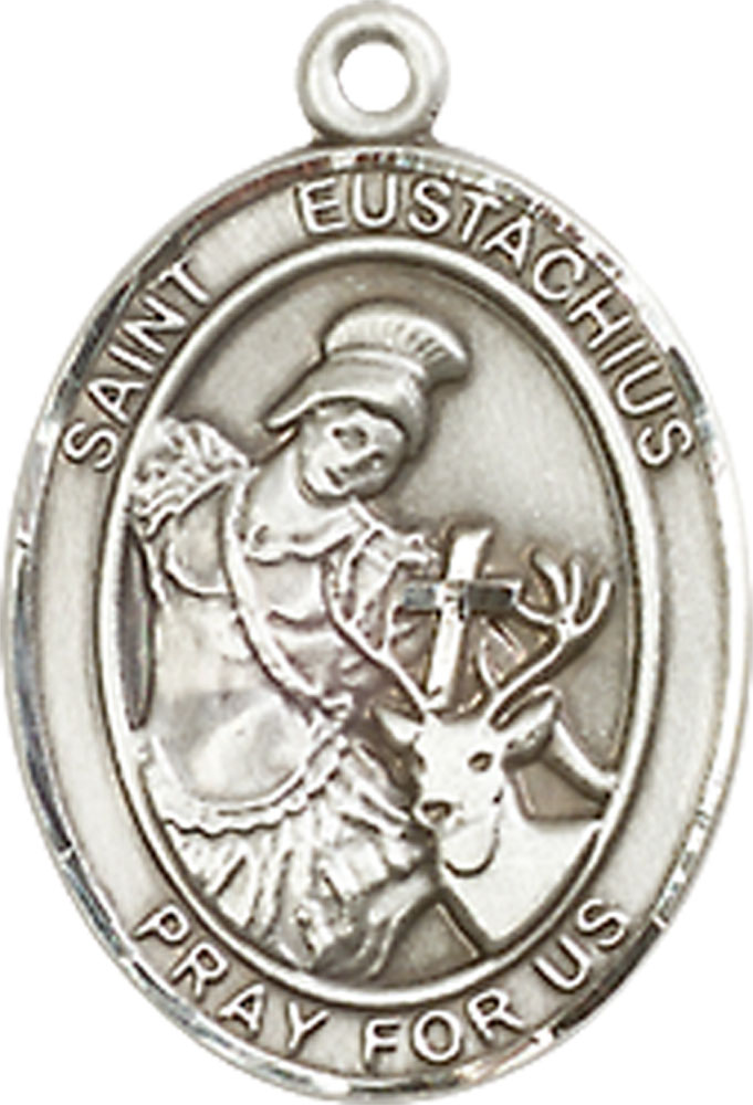 Sterling Silver Saint Eustachius Medal