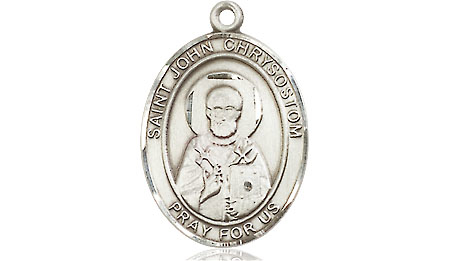 Sterling Silver Saint John Chrysostom Medal