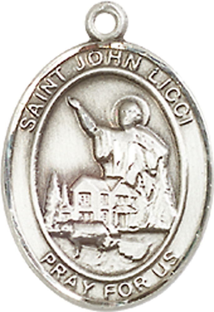 Sterling Silver Saint John Licci Medal