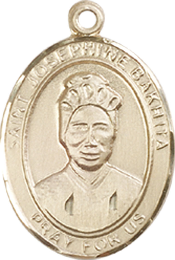 14kt Gold Filled Saint Josephine Bakhita Medal