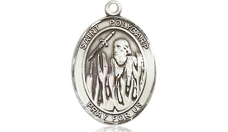 Sterling Silver Saint Polycarp of Smyrna Medal