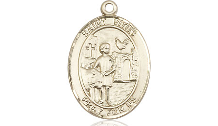 14kt Gold Filled Saint Vitus Medal