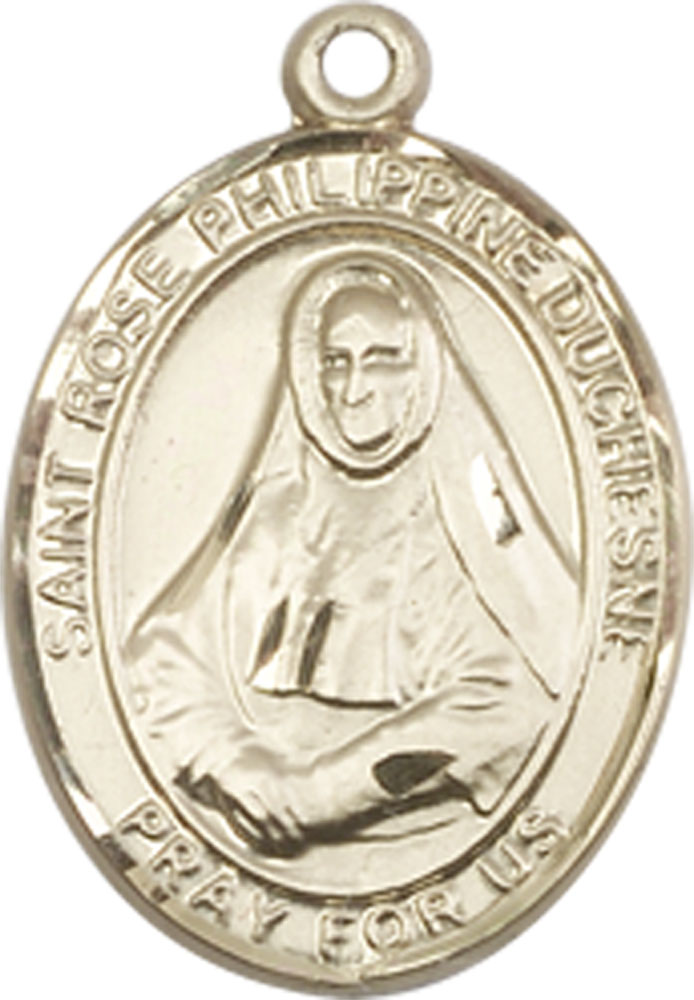 14kt Gold Filled Saint Rose Philippine Medal