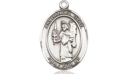 Sterling Silver Saint Uriel the Archangel Medal