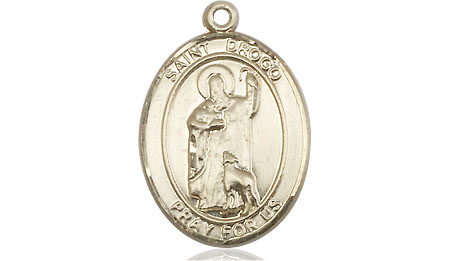 14kt Gold Filled Saint Drogo Medal