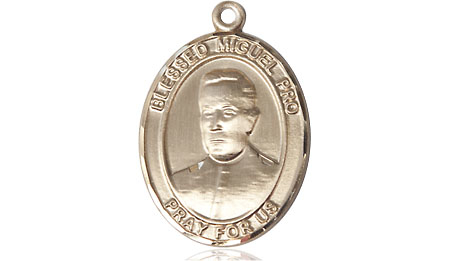 14kt Gold Filled Blessed Miguel Pro Medal