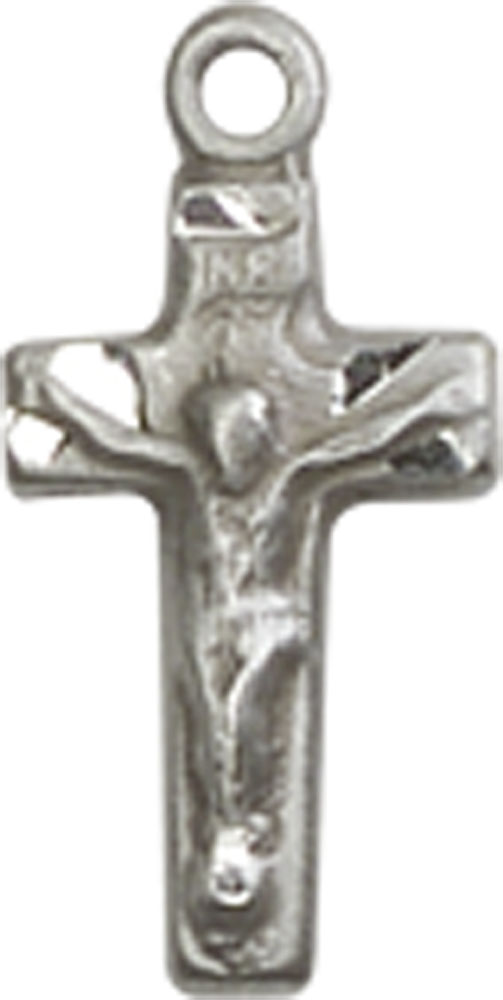 Sterling Silver Crucifix Medal