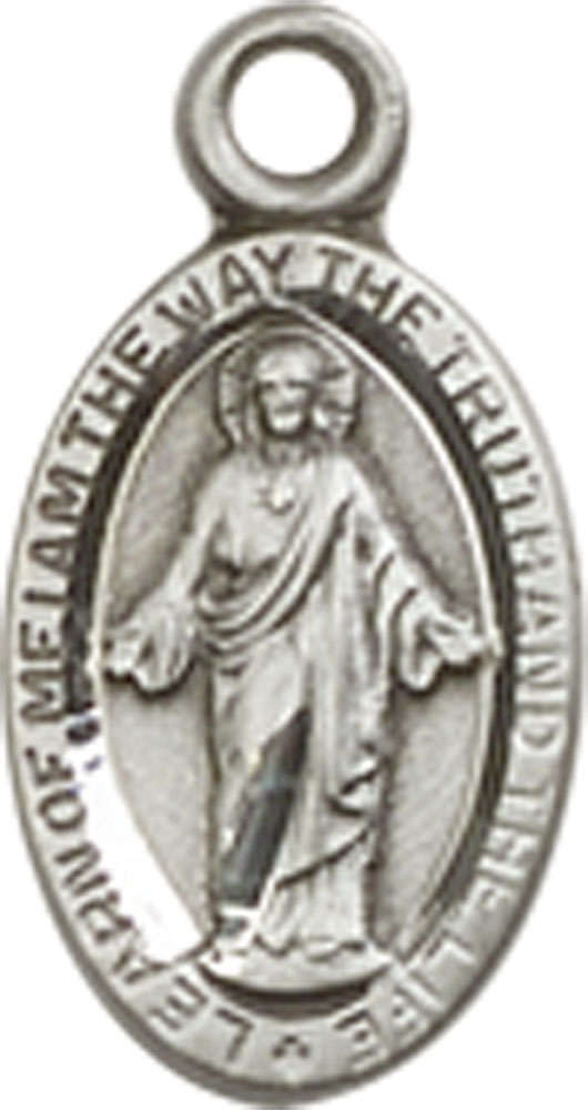 Sterling Silver Scapular Medal