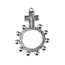 Silver Color Rosary Ring