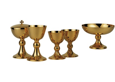 Serving Chalice With Rising Christ Symb