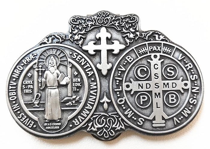 St. Benedict Visor Clip
