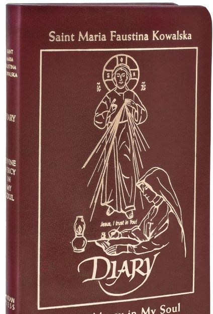 Diary Of Saint Maria Faustina Kowalska, Deluxe Burgundy Leather