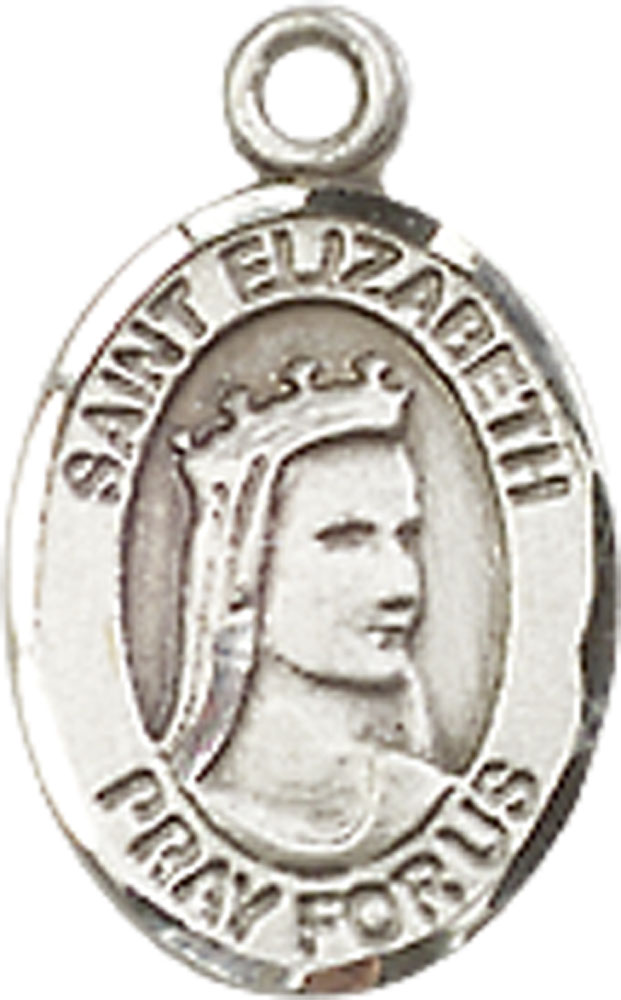 Sterling Silver Saint Elizabeth of Hungary Medal