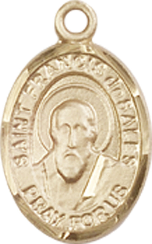 14kt Gold Filled Saint Francis de Sales Medal