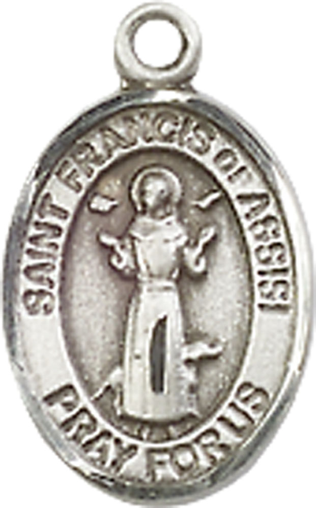 Sterling Silver Saint Francis of Assisi Medal