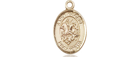 14kt Gold Filled Saint George Medal