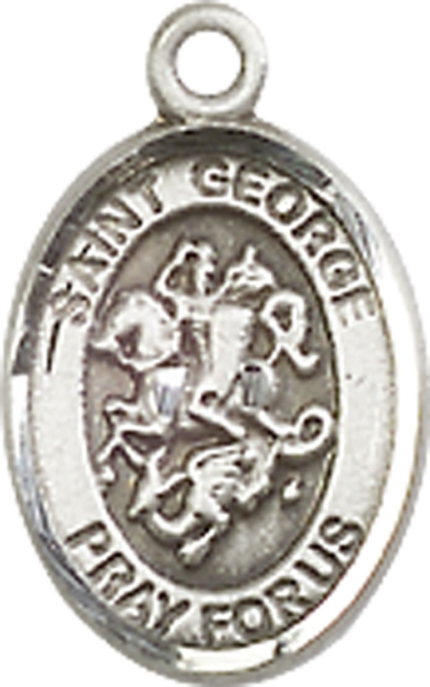 Sterling Silver Saint George Medal