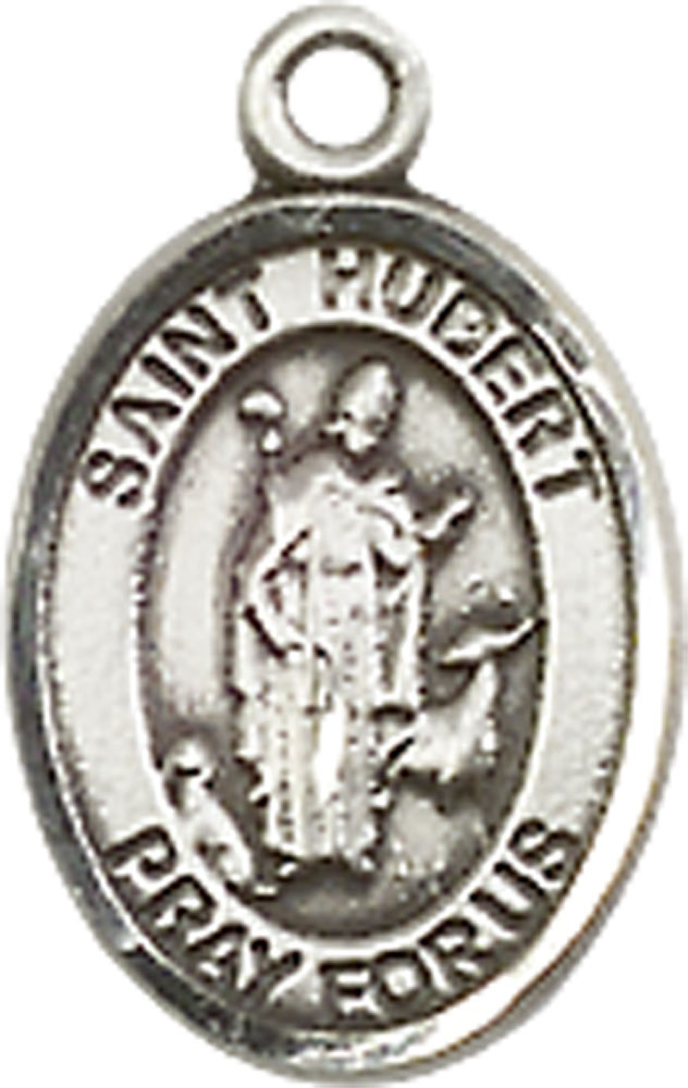 Sterling Silver Saint Hubert of Liege Medal