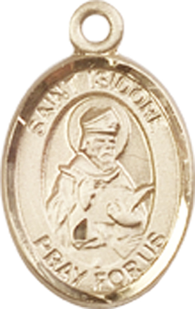 14kt Gold Filled Saint Isidore of Seville Medal