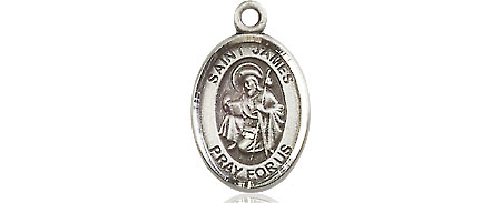 Sterling Silver Saint James the Greater Medal