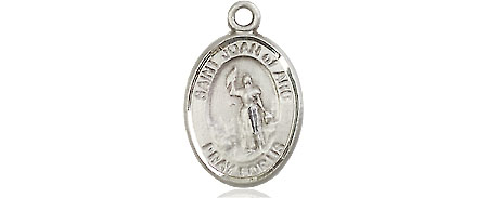 Sterling Silver Saint Joan of Arc Medal